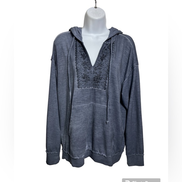 Knox Rose Tops - Knox Rose embroidered hoodie